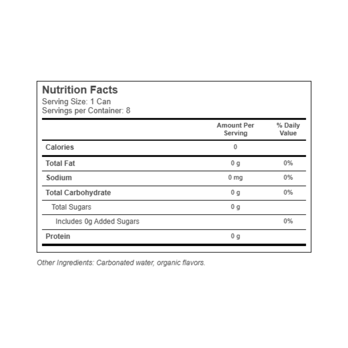 Nixie Organic Sparkling Water Black Cherry Lime 8c