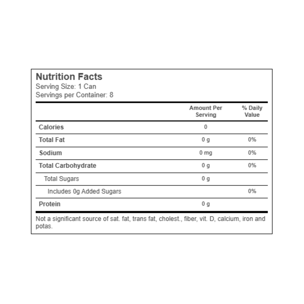 Nixie Organic Sparkling Water Grapefruit Tangerine 8c