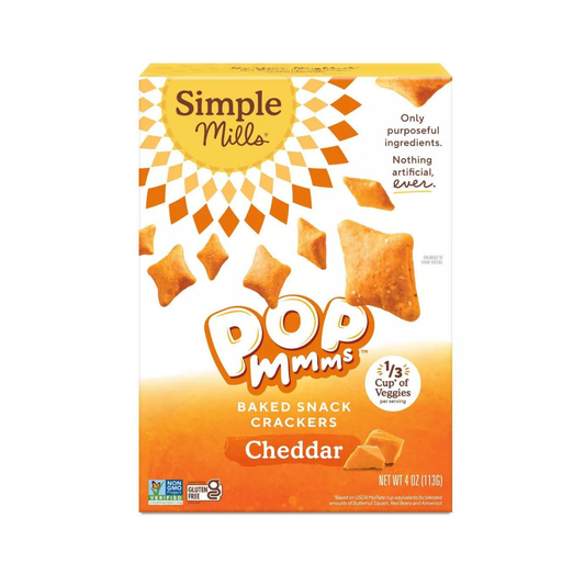 Simple Mills Cheddar Pop Mmms 4oz