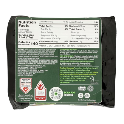 Beyond Meat Sausage Sun Pesto Beyond 10.6oz