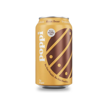 Poppi Root Beer Prebiotic Soda Beverage 12fl oz
