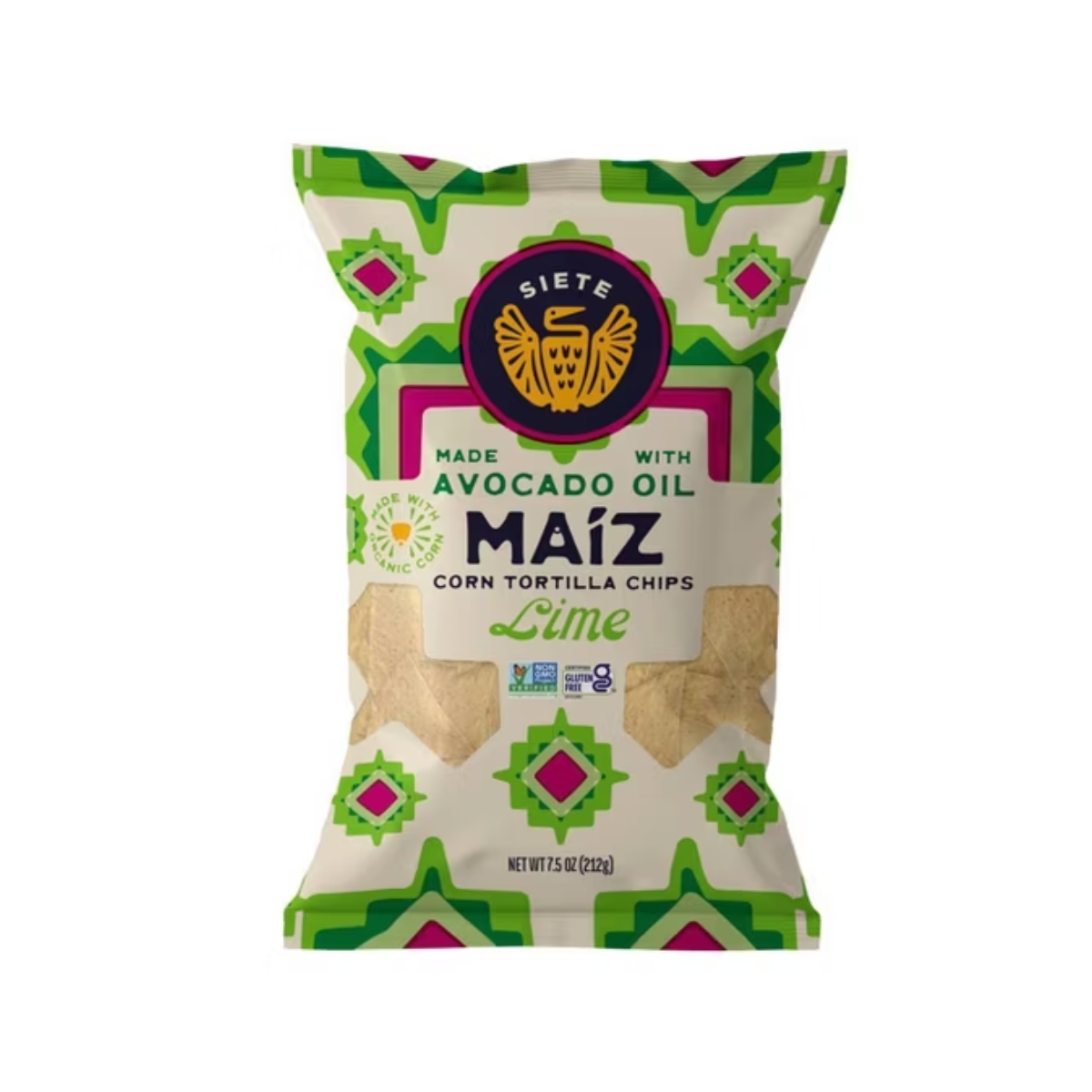 Siete Maiz Lime Corn Tortilla Chips 7.5oz