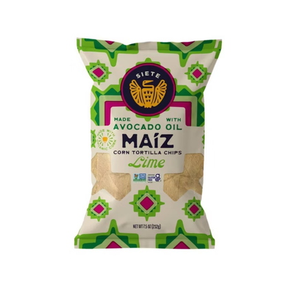 Siete Maiz Lime Corn Tortilla Chips 7.5oz