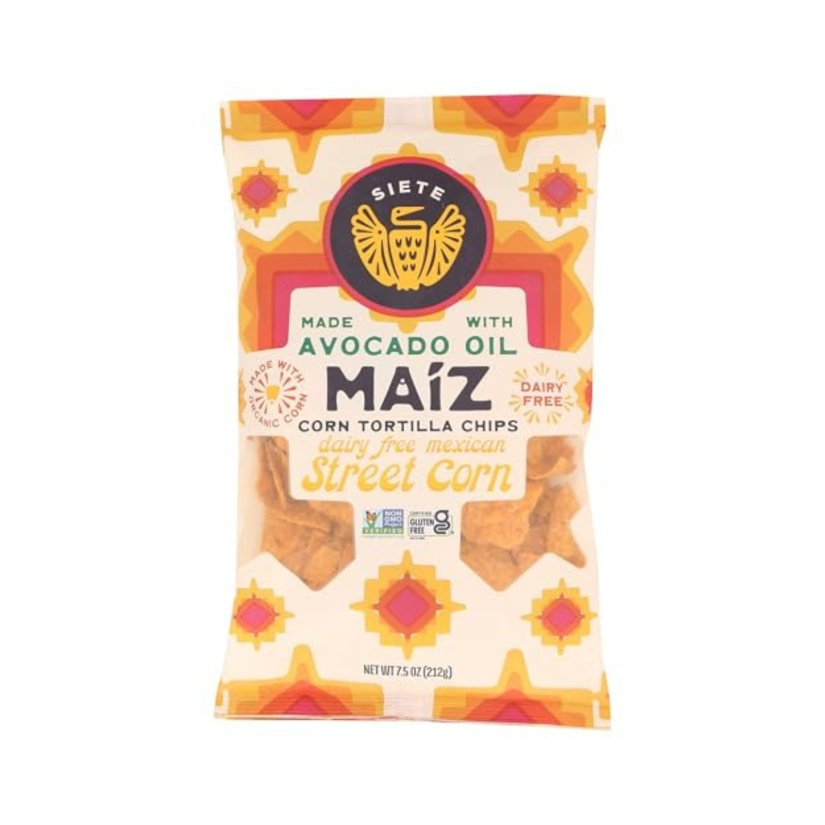 Siete Chips Siete Maiz Totopos Corn Tortilla Chips Sea Salt Gluten Free Masa Chips