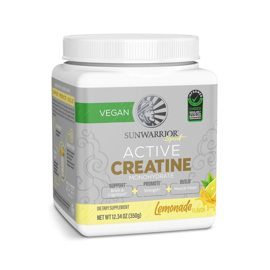 Sunwarrior Active Creatine Powder Lemonade Flavor V 12.34oz