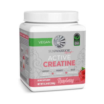 Sunwarrior Active Creatine Powder Raspberry Flavor V 12.34oz