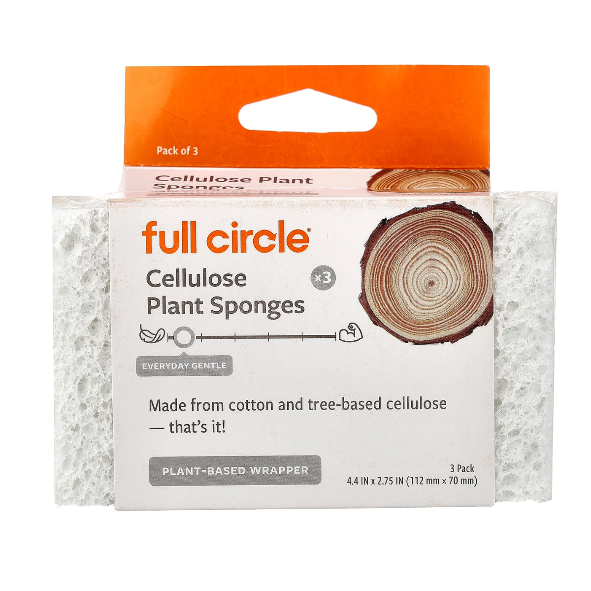 Full Circle Home Cellulose Plant Sponges 3c