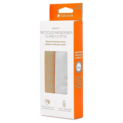 Full Circle Renew Recycled Microfiber Glass Cloths
