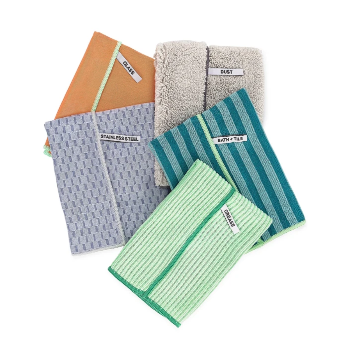 Full Circle Water-Works Essential Cleaning Cloths Set of 5