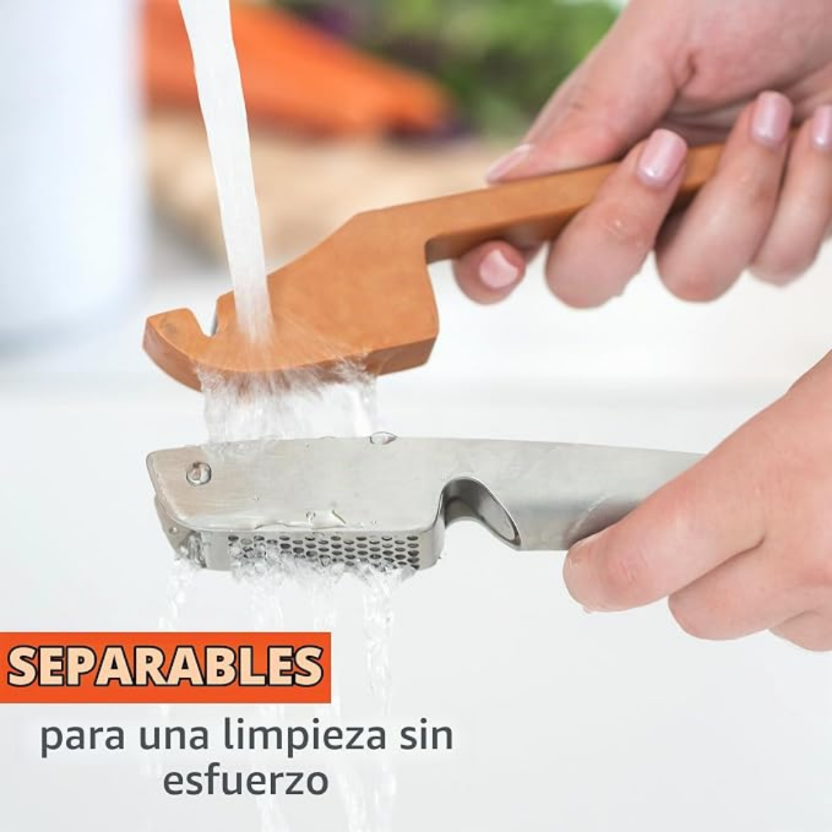 Full Circle Home Crushed It Easy-Clean Garlic Press
