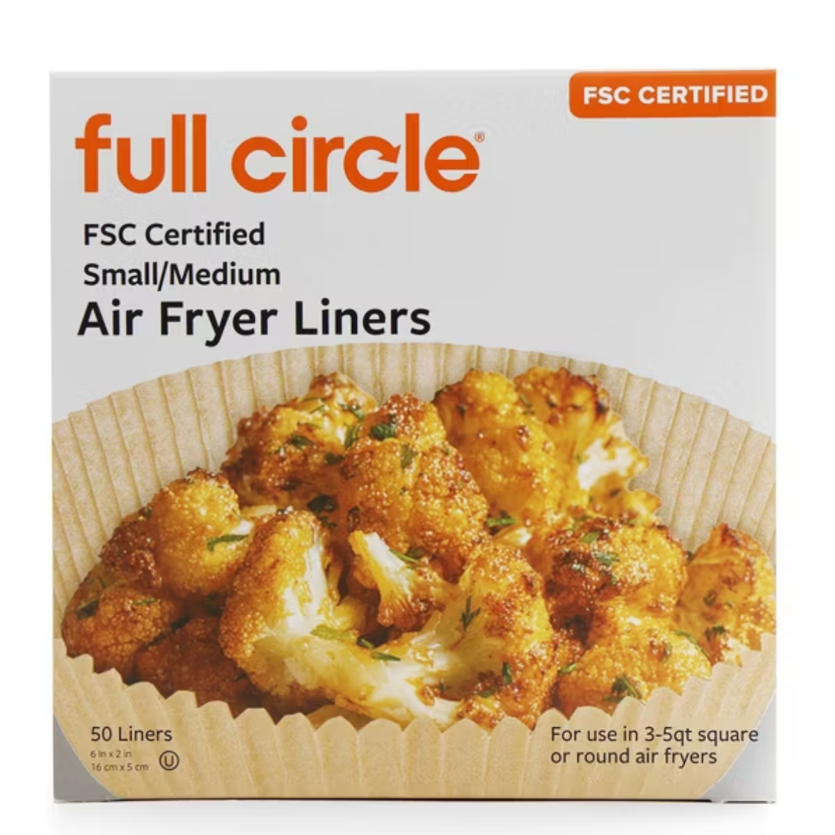 Full Circle Home Air Fryer Liners 50c
