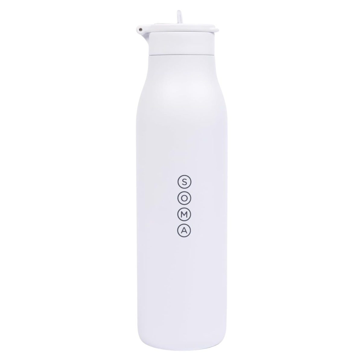 Full Circle Home Soma Stainless Steel Bottle BPA-Free White 24oz