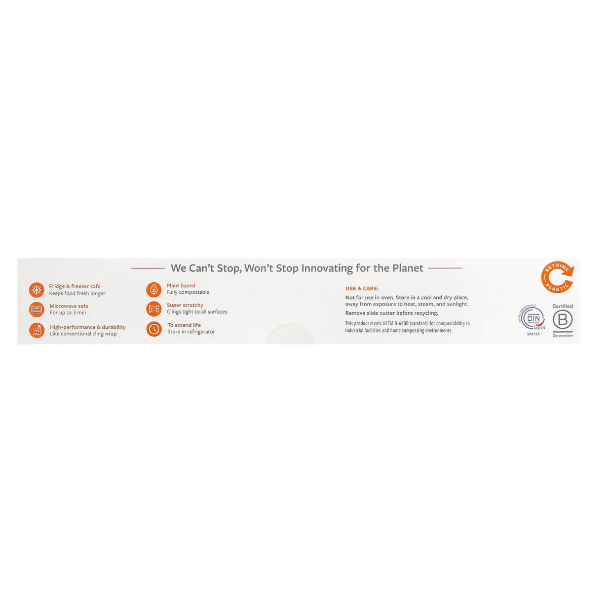 Full Circle Home Cling Wrap Home Compostable 150sq ft