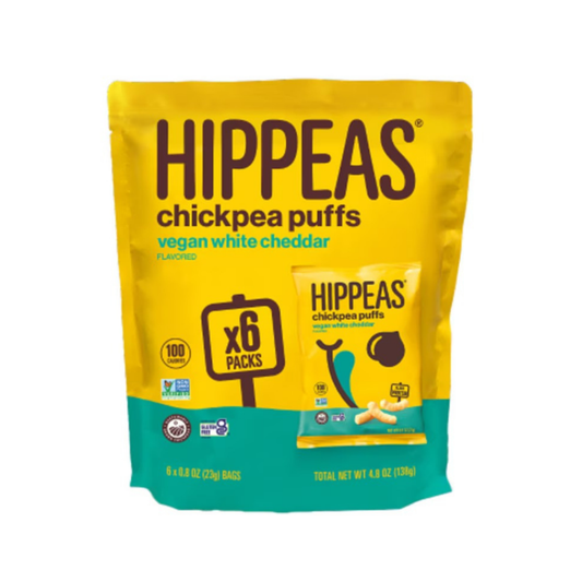 Hippeas Vegan Puffs White Cheddar 6c