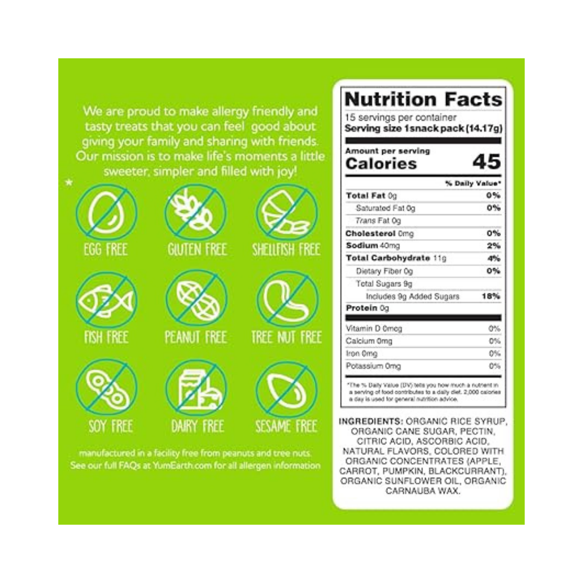 YUM Candy Gummy Halloween