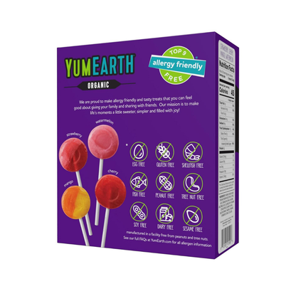 YumEarth Halloween Fruit Lollipops 60c