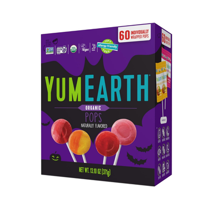 YumEarth Halloween Fruit Lollipops 60c