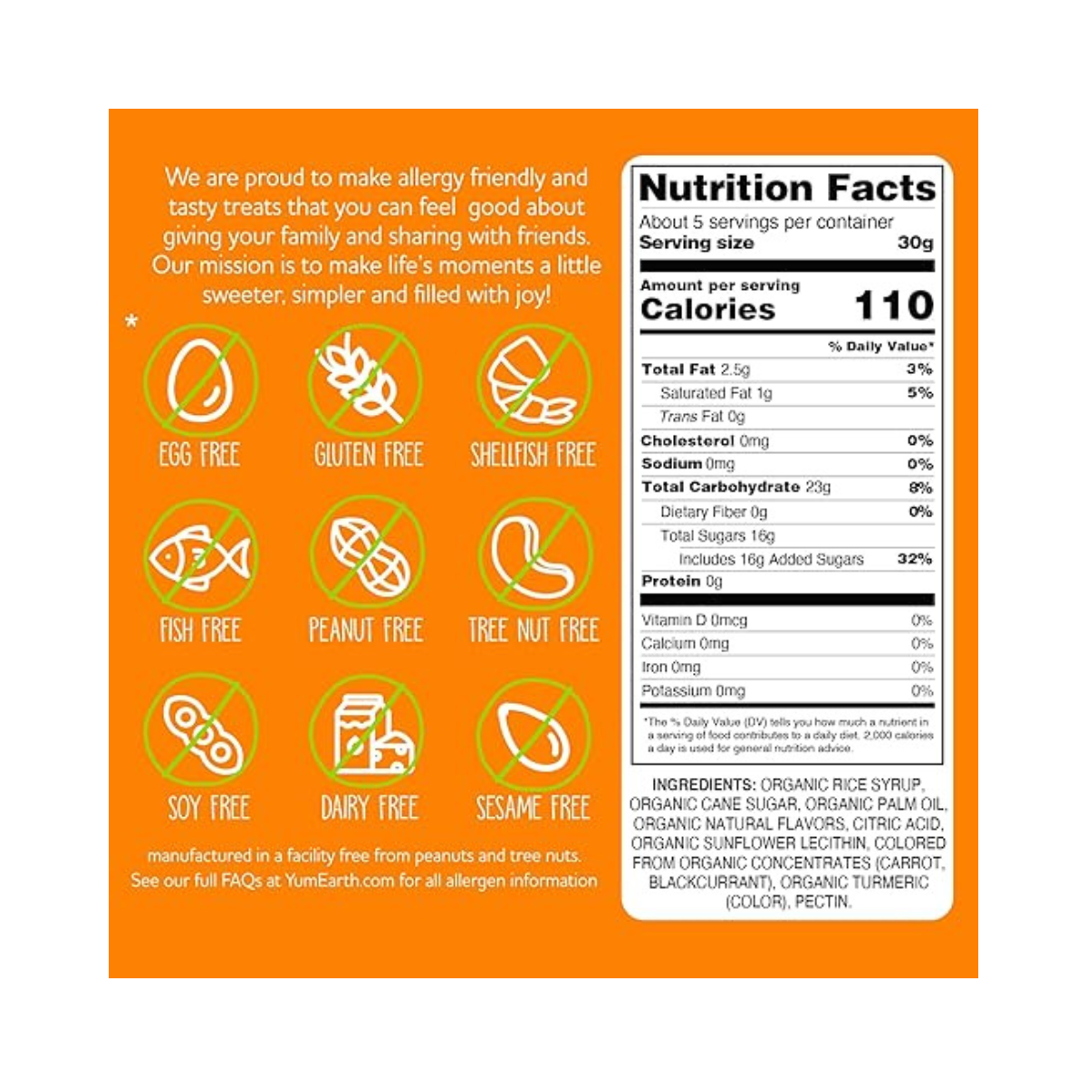 YumEarth Organic Fruit Chews 5oz