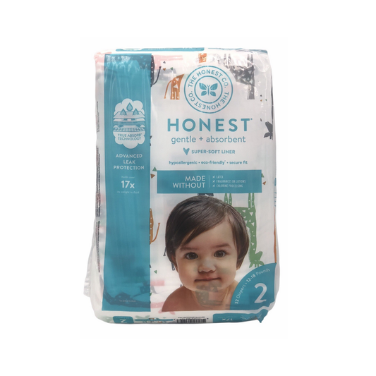 Honest Disposable Diapers Size 2 32c