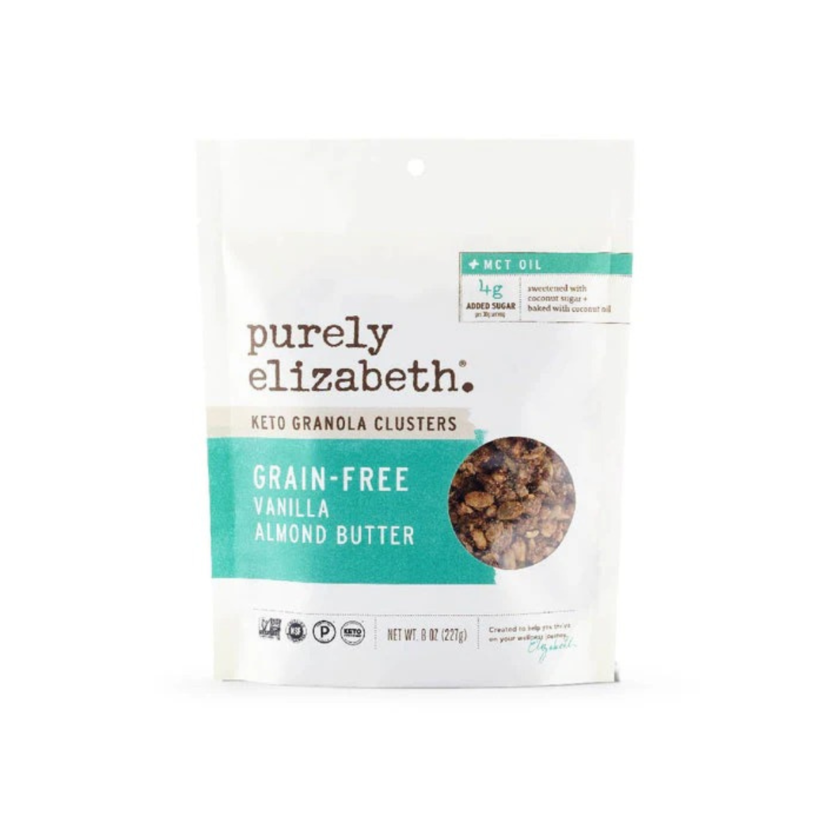 Purely Elizabeth Vanilla Almond Butter Grain Free Granola + MCT Oil 8oz