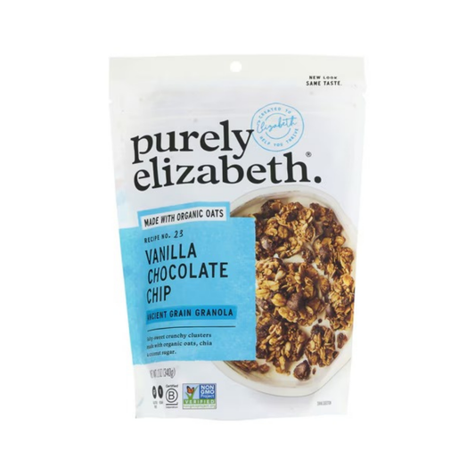 Purely Elizabeth Ancient Grain Granola Vanilla Chocolate Chip 12oz