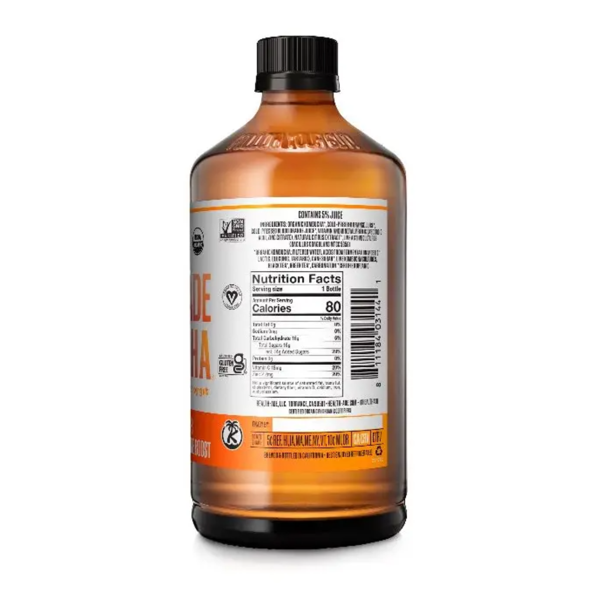 Health-Ade Ginger Citrus Immune Boost Kombucha 16oz