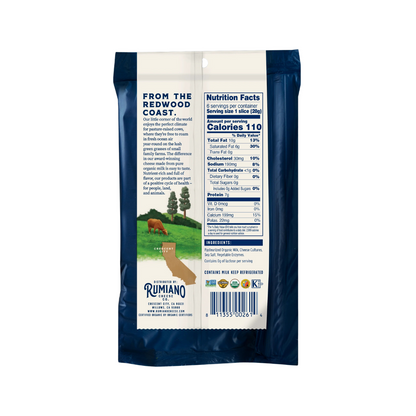 Rumiano Organic Cheese Sliced Sharp Cheddar 6oz