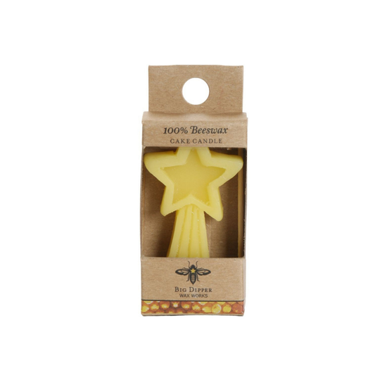 Big Dipper Beeswax birthday candle star