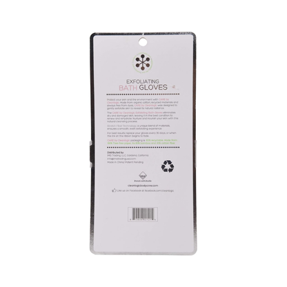 Cleanlogic Exfoliating Body Gloves 1 Pair