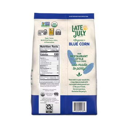 Late July Organic Blue Corn Tortilla Chips 10.1oz