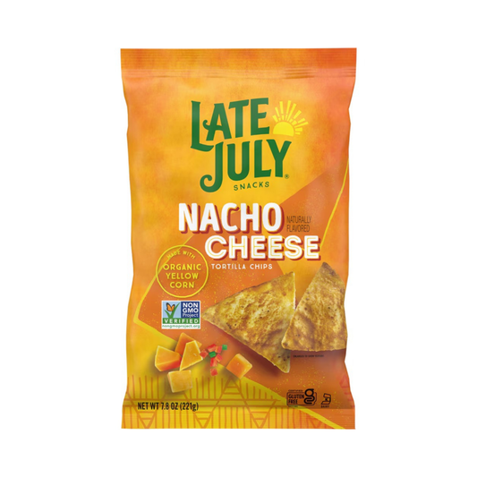 Late July Tortilla Chips Nacho Cheese 7.8 oz