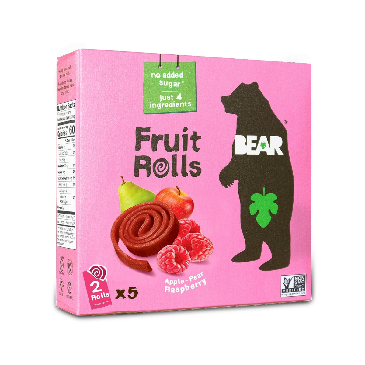 Bear Snack Fruit Raspberry GF 3.5oz