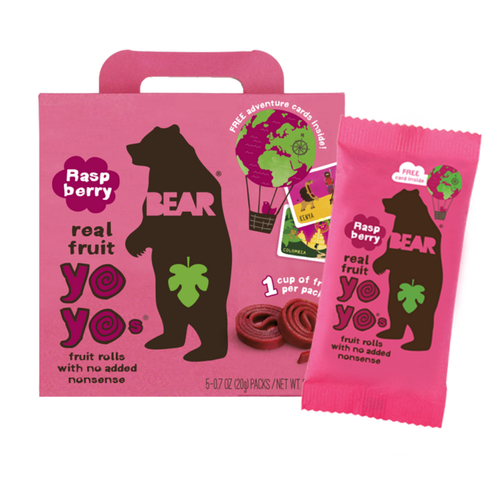 Bear Snack Fruit Raspberry GF 3.5oz – Orgánica Store Panamá