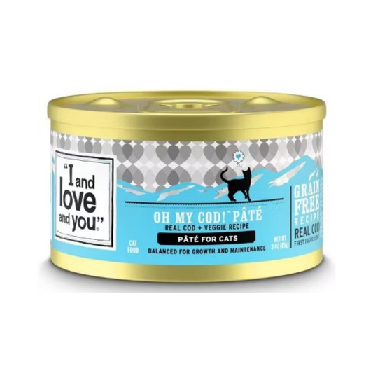 I and Love and You Oh My Cod Pate Fish Flavor Wet Cat Food 3oz