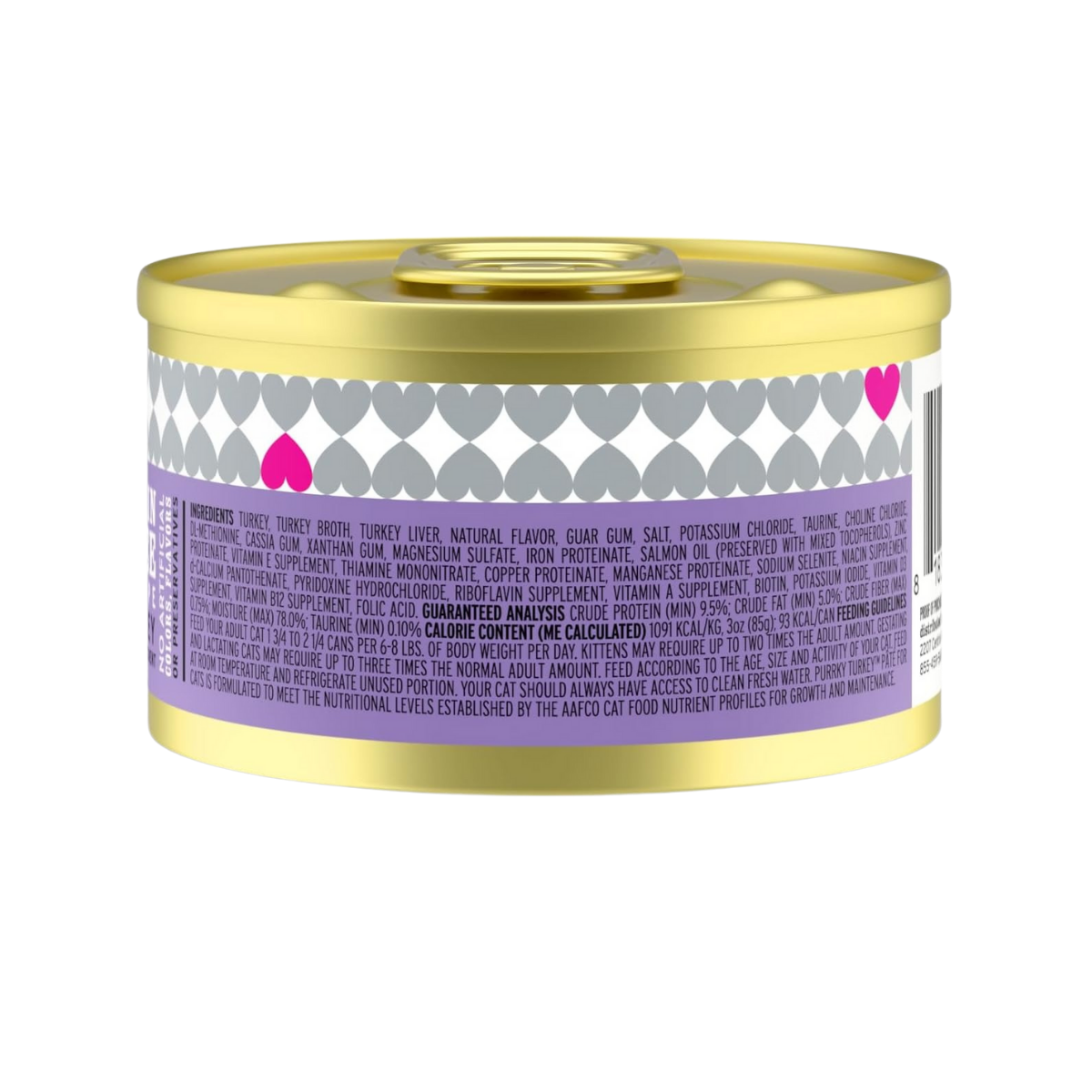 I and Love and You Purrky Turkey Pate Wet Cat Food 3oz