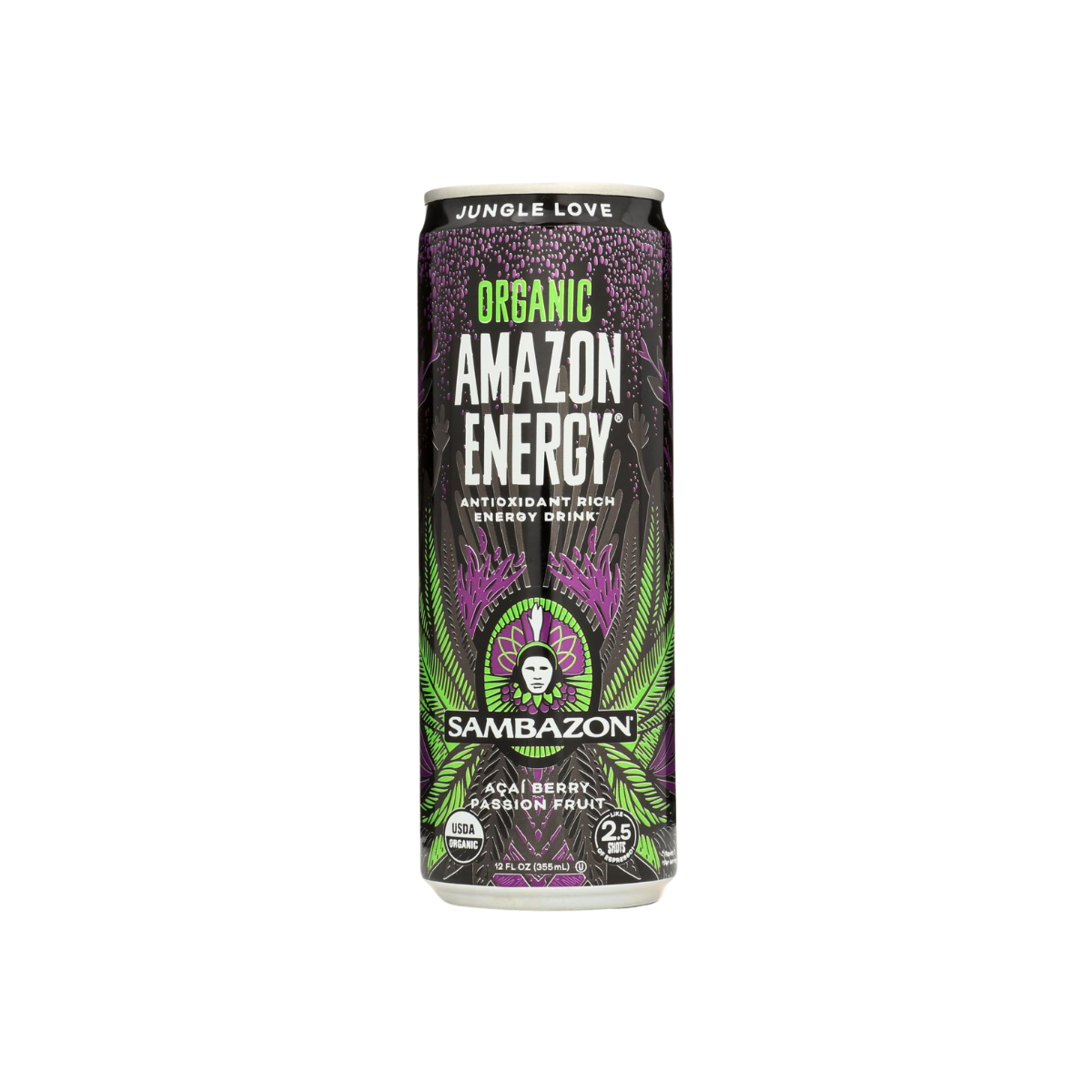 Sambazon Jungle Love Amazon Acai Energy Drink 12oz