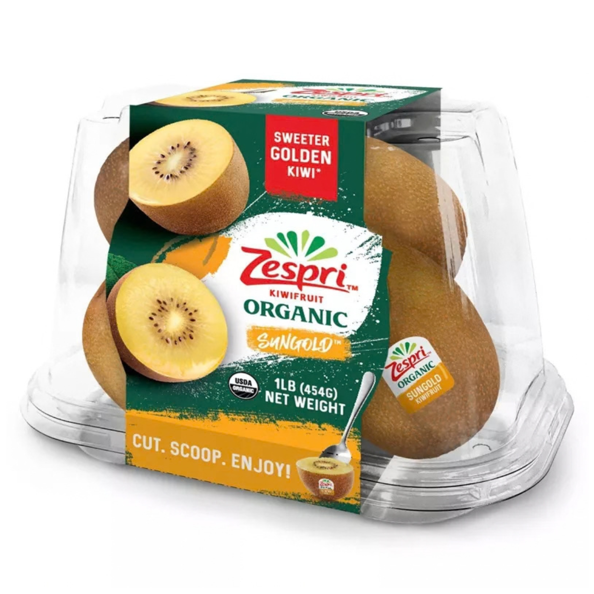 Zespri Fresh Organic Gold Kiwi OG 16oz 4c