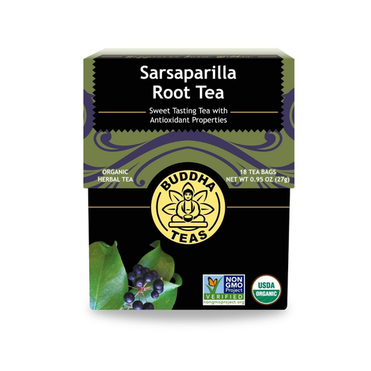 Buddha Teas Organic Sarsaparilla Root Tea 18c