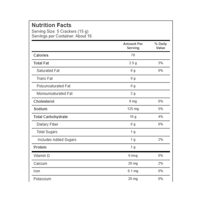 Back To Nature Classic Round Crackers 6.5oz