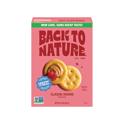 Back To Nature Classic Round Crackers 6.5oz