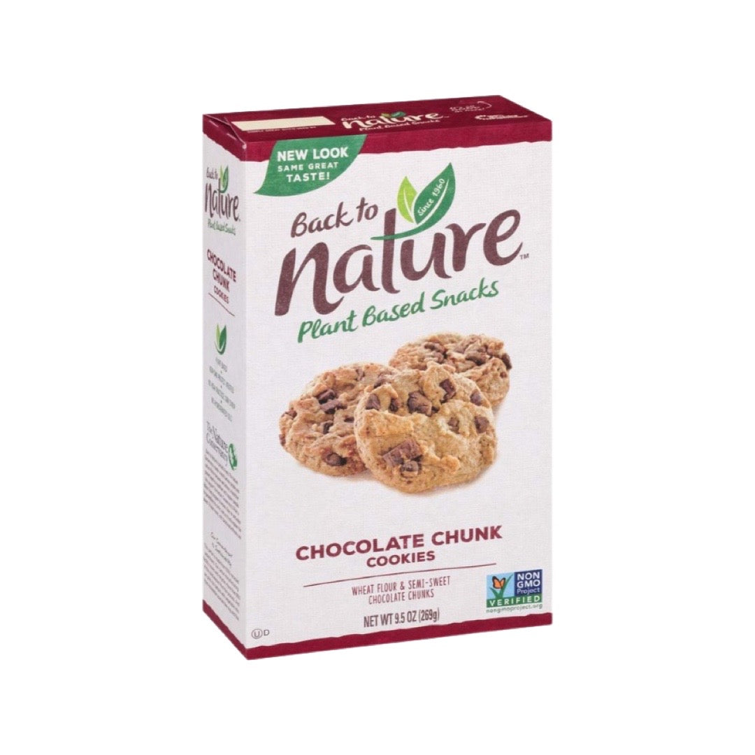 Back To Nature Cookie Chocolate Chunk 9.5oz