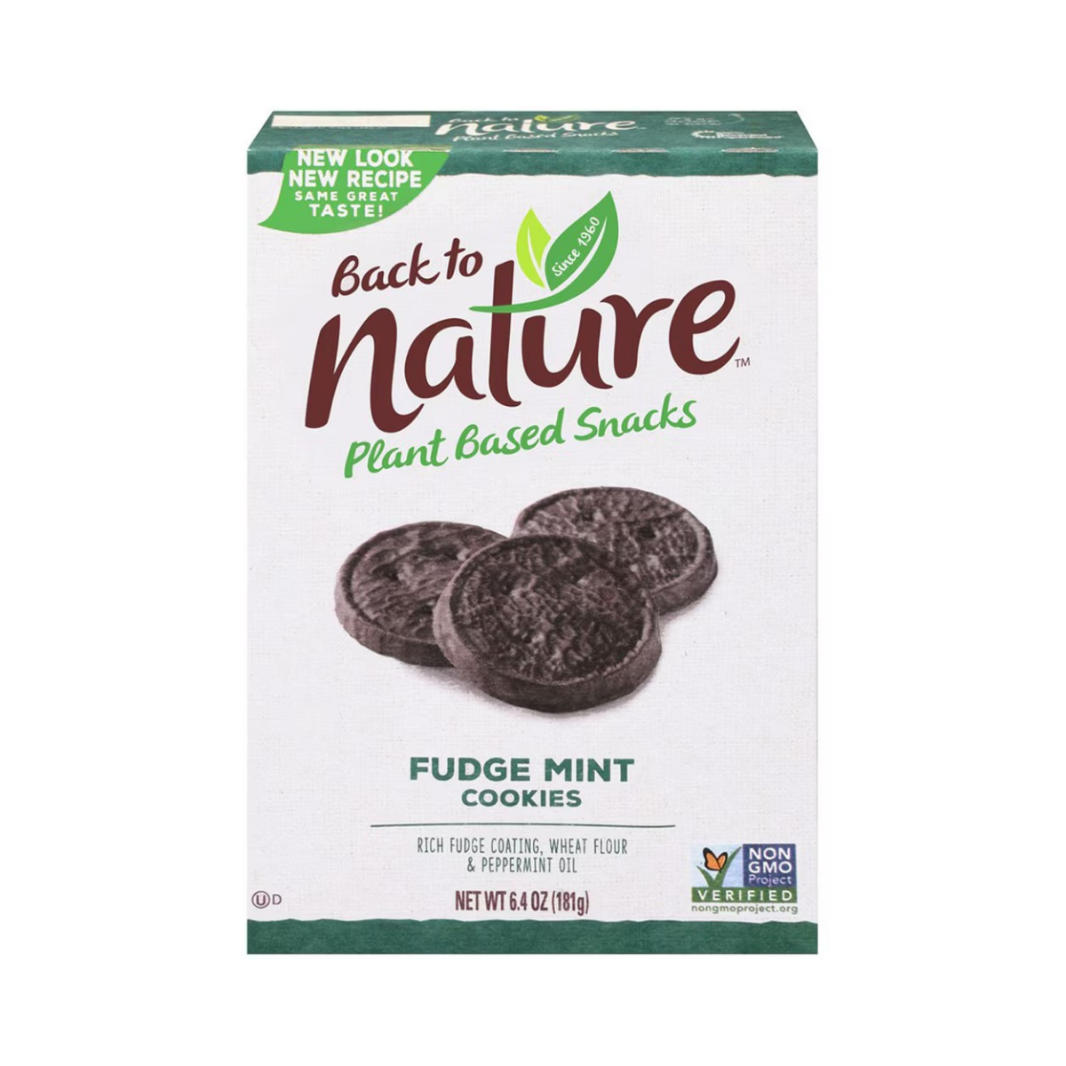 Back To Nature Cookies Fudge Mint 6.4oz