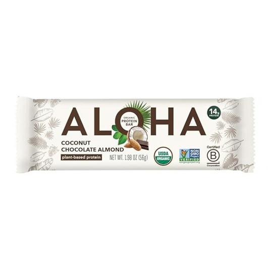 Aloha Coconut Chocolate Almound Bar OG 1.980z