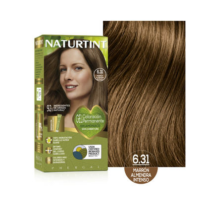 Naturtint Hair Color  6.31 Marrón Almendra Intenso