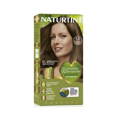 Naturtint Hair Color  6.31 Marrón Almendra Intenso