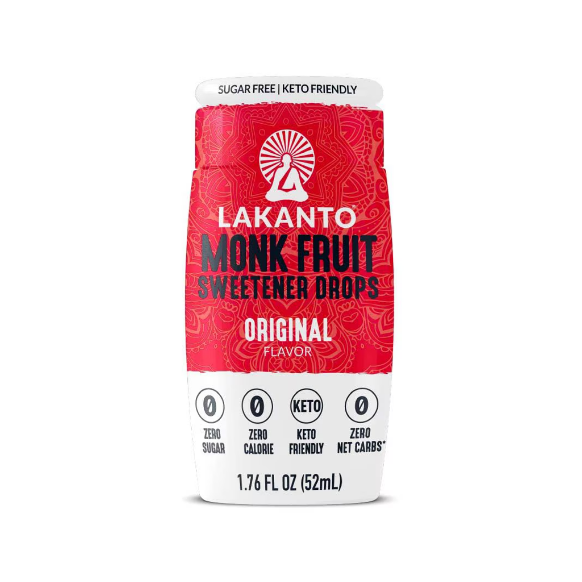 Lakanto Liquid Monk Fruit Sweetener Drops Original 1.76fl oz