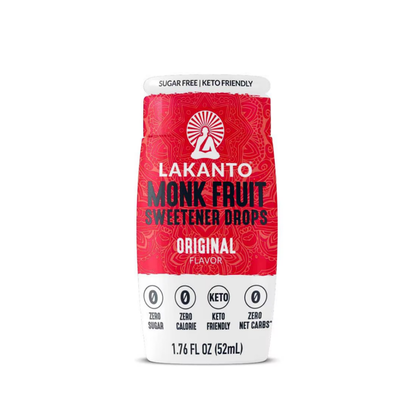 Lakanto Liquid Monk Fruit Sweetener Drops Original 1.76fl oz