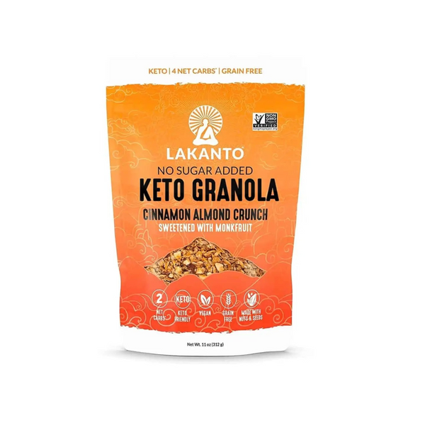 Lakanto Keto Granola - Cinnamon Almond Crunch 11oz – Orgánica