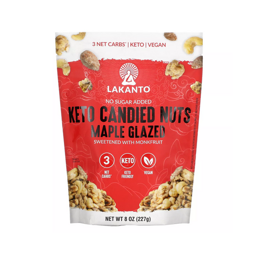 Lakanto Keto Candied Nuts Maple Glazed 8 oz