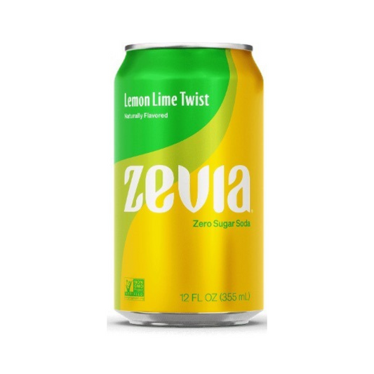 Zevia Zero Calorie Soda Lemon Lime Twist 12oz